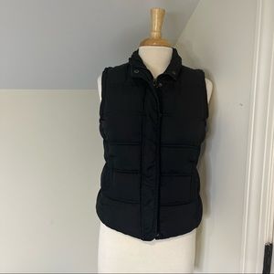 Y2k Black Puffer Vest